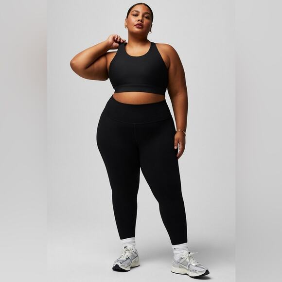 Fabletics NEW Define PowerHold High Waisted Legging Black Leggings 7/8